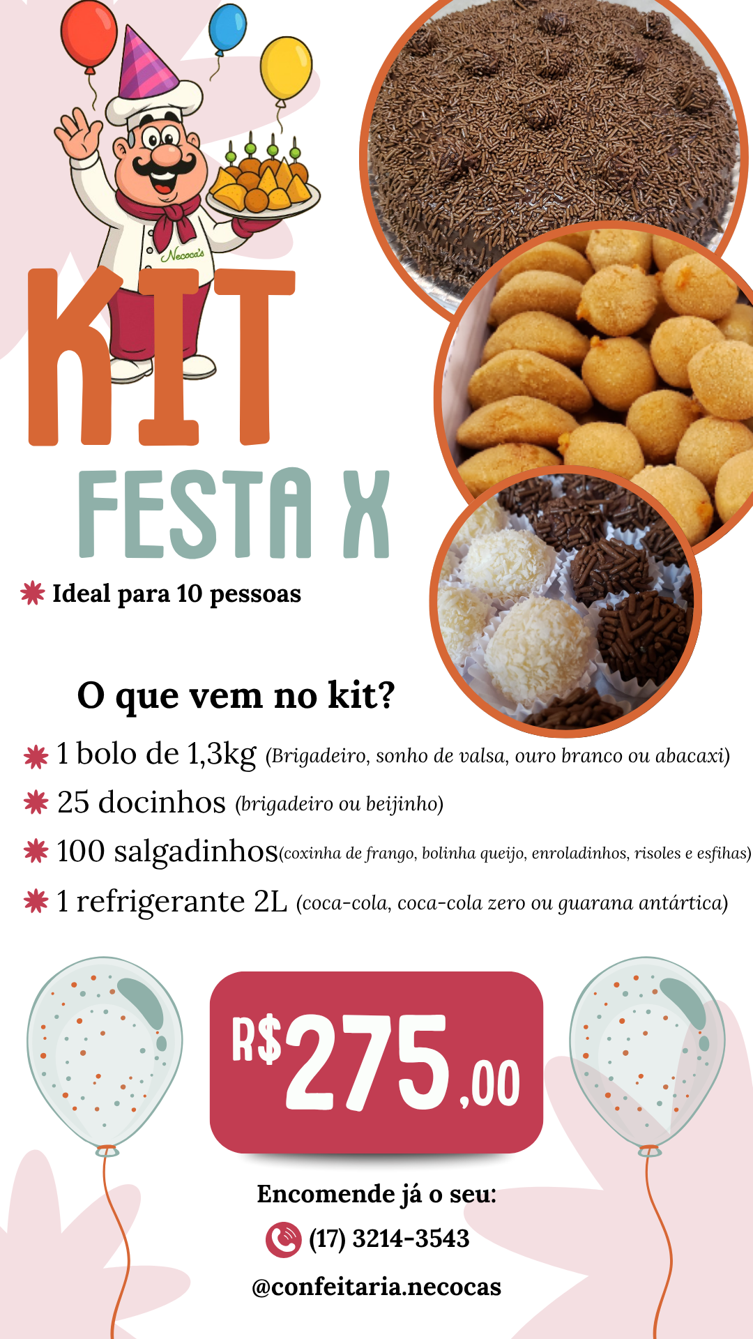 Kit Especial - Kit para festas e eventos